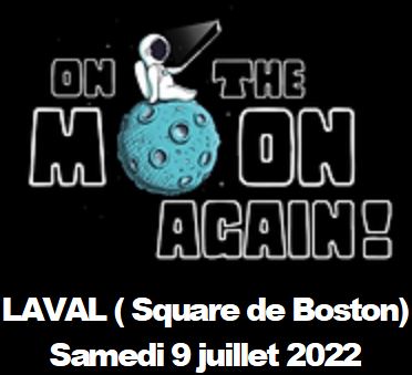 On the moon again 2022 affiche Laval